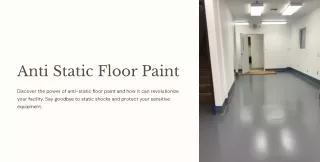 Electrify Your Space with Anti-Static Floor Paint