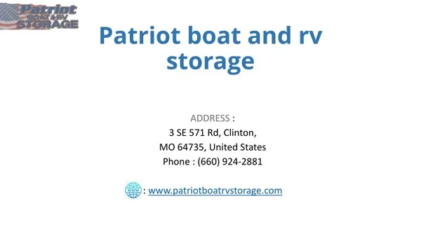 patriot boat and rv storage