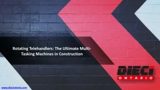 Rotating Telehandlers The Ultimate Multi-Tasking Machines in Construction