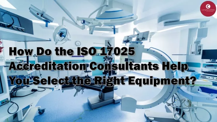 how do the iso 17025 accreditation consultants