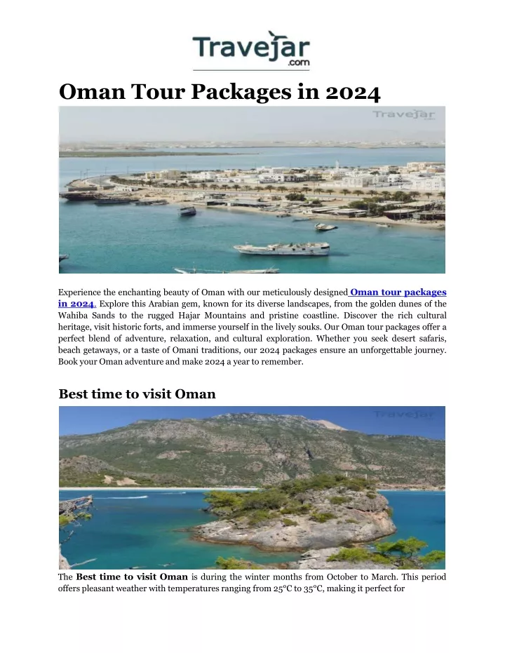 oman tour packages in 2024
