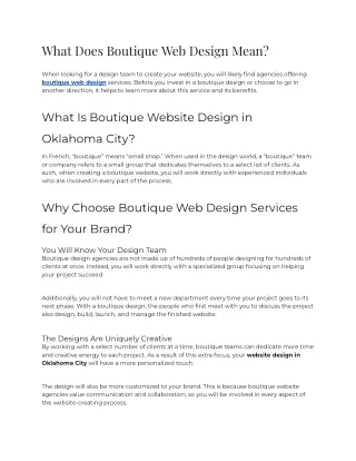 2023 - What Does Boutique Web Design Mean (1)