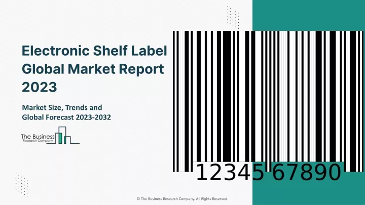 electronic shelf label global market report 2023