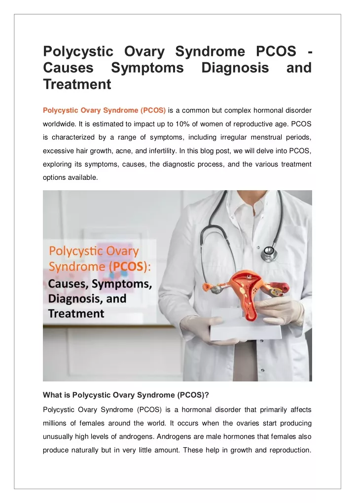 polycystic ovary syndrome pcos causes symptoms
