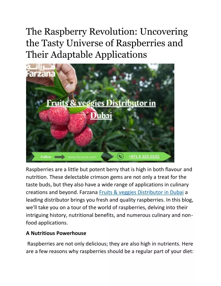 the raspberry revolution uncovering the tasty