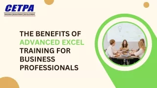 the benefits of advanced excel training