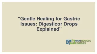 "A Gentle Approach to Digestive Wellness: Digesticor Drops Decoded"