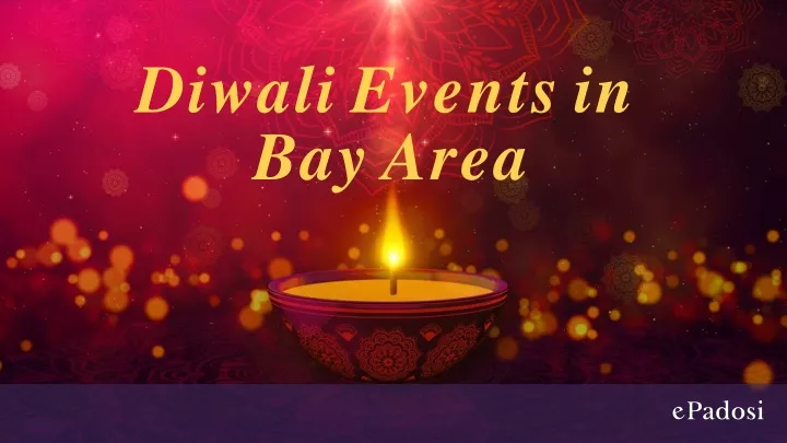 diwali events in bay area