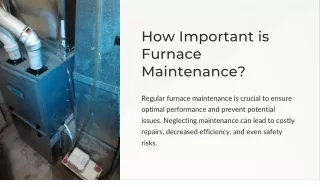 How Important is Furnace Maintenance?