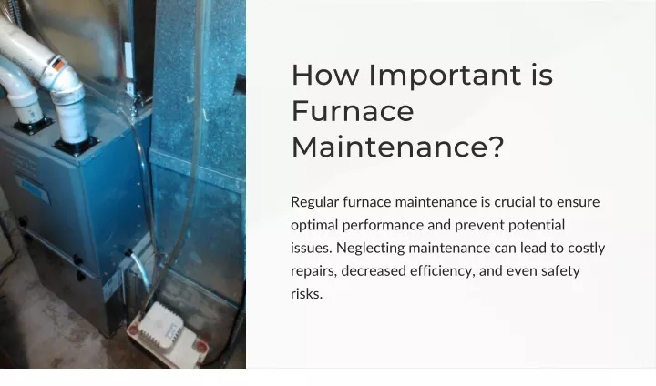 how important is furnace maintenance