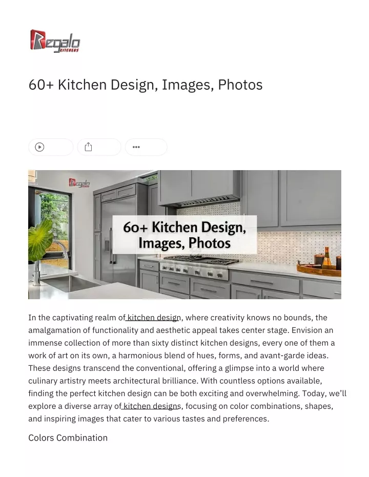60 kitchen design images photos