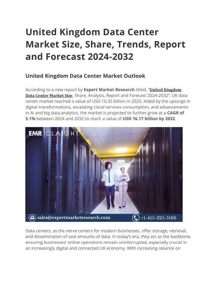 united kingdom data center market size share