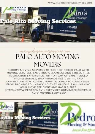 Palo Alto Moving Movers