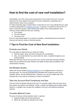 How to find the cost of new roof installation_.docx