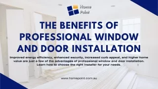 The Benefits of Professional Window and Door Installation
