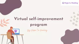 Elevate Your Life with Our Virtual Self-Improvement Program