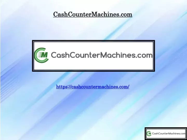 cashcountermachines com