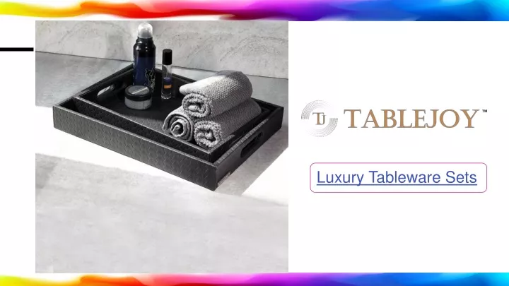 luxury tableware sets