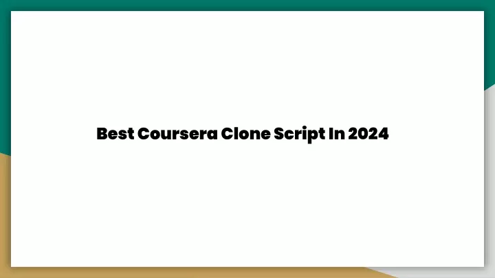 best coursera clone script in 2024