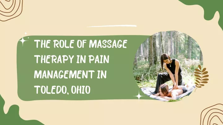 the role of massage therapy in pain management