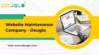 Website Maintenance Agency in India - Deuglo