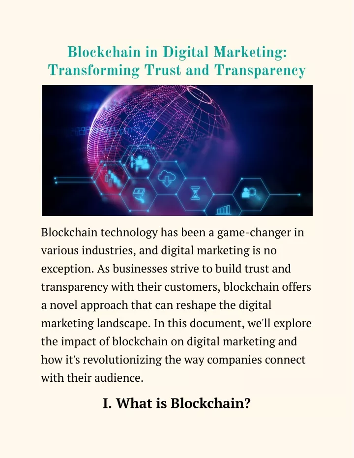 blockchain in digital marketing transforming