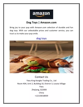 Dog Toys | Amazon.com