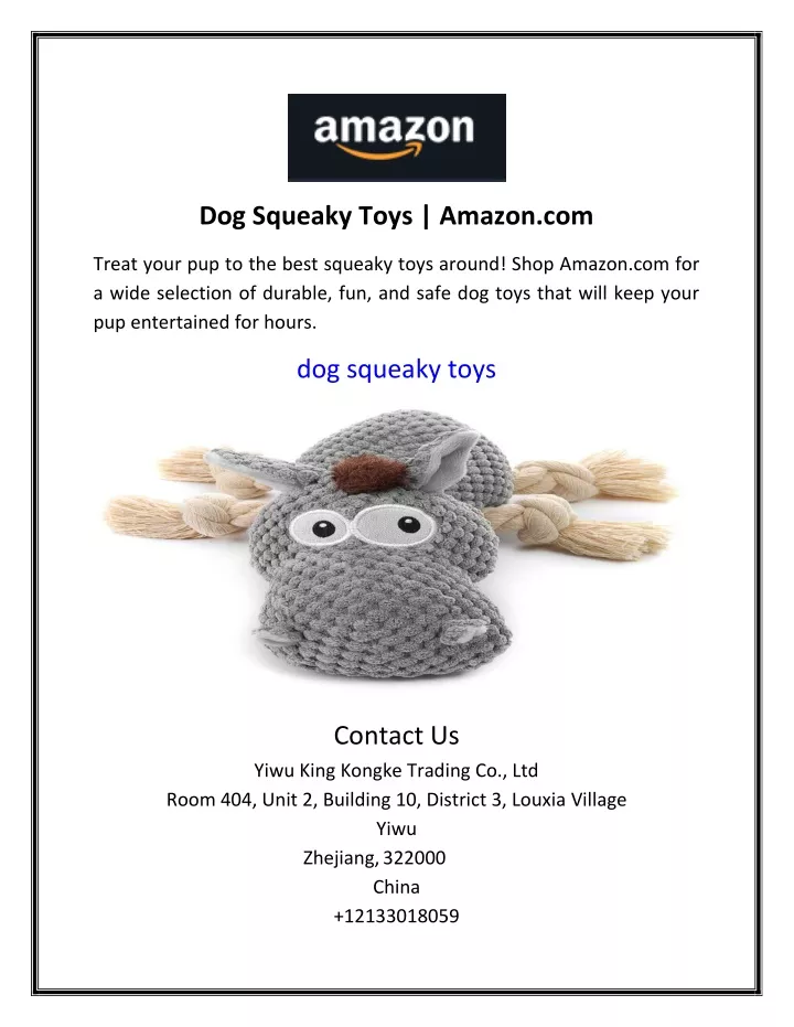 dog squeaky toys amazon com