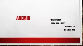 anemia PPT