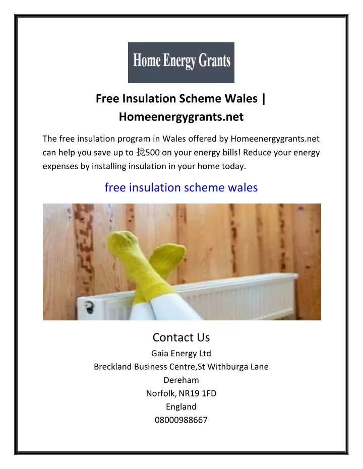 free insulation scheme wales homeenergygrants net