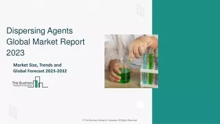 dispersing agents global market report 2023