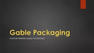 gable packaging