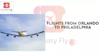 Flights From Orlando To Philadelphia | Easy Peasy Fly