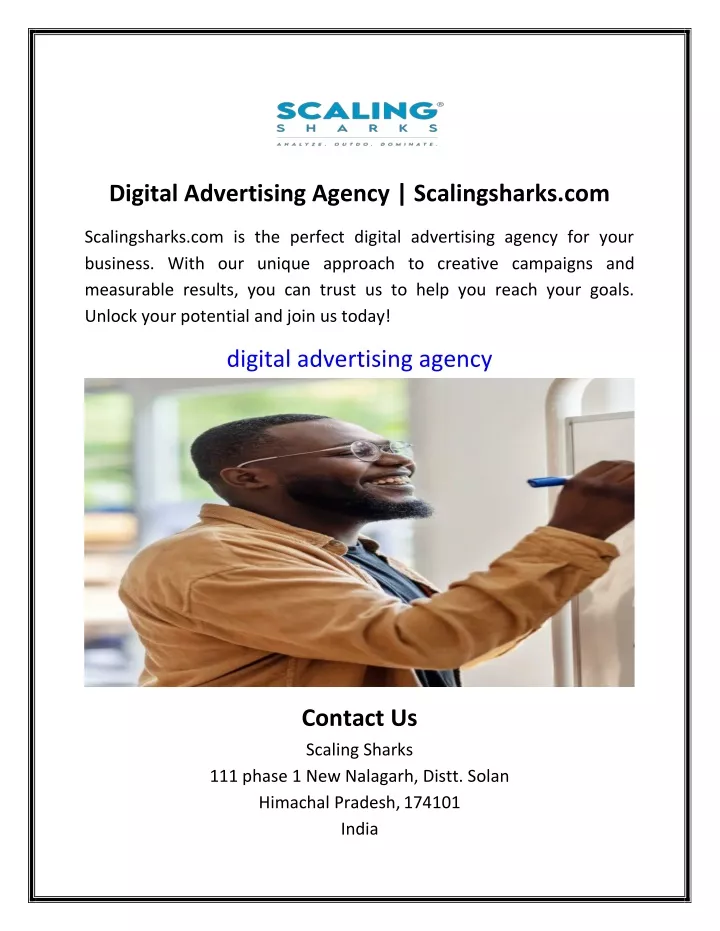 digital advertising agency scalingsharks com