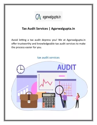 Tax Audit Services  Agarwalgupta.in