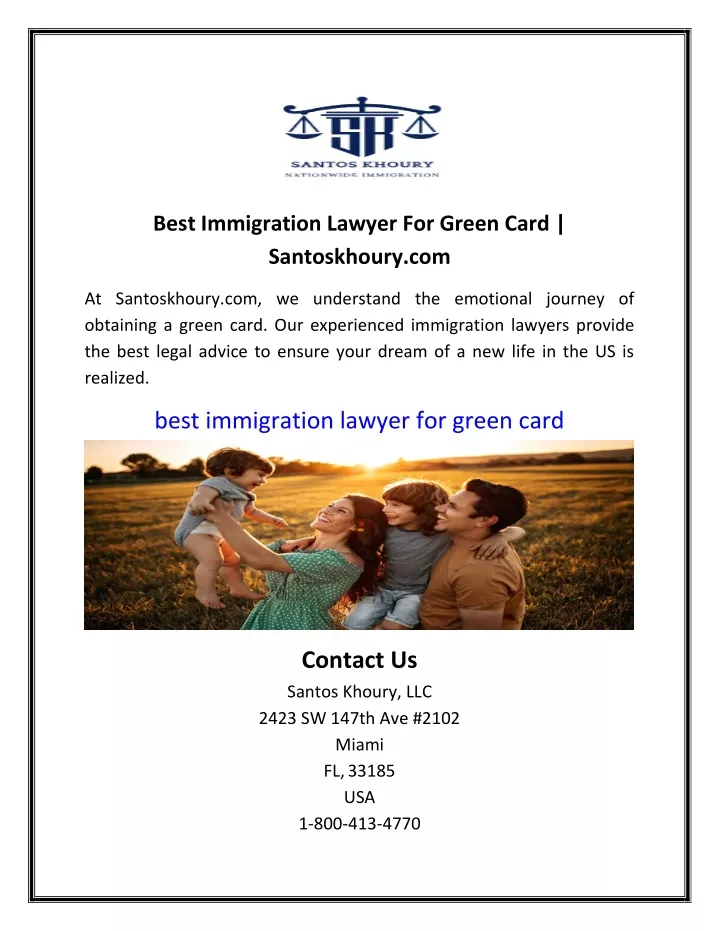 best immigration lawyer for green card