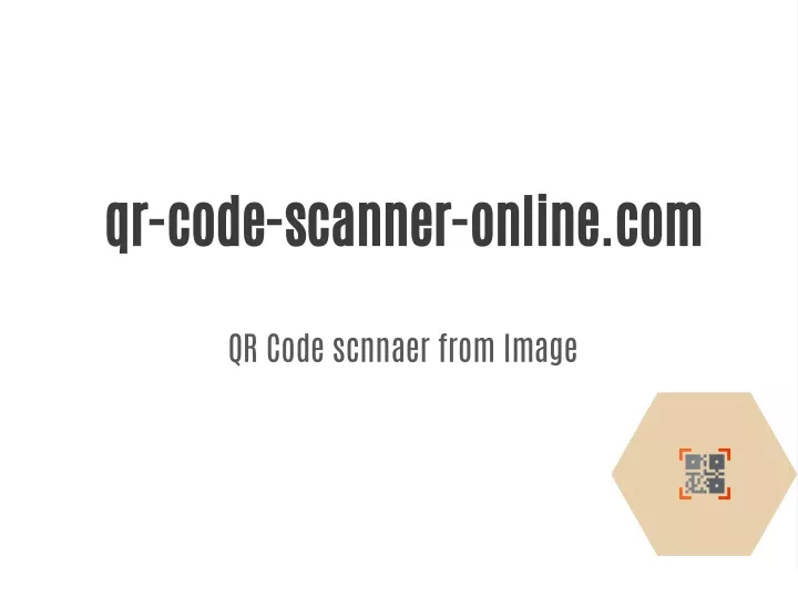 qr code scanner online com