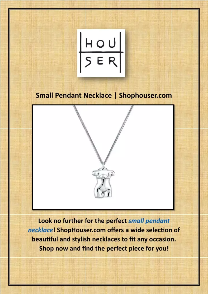 small pendant necklace shophouser com