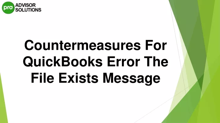 countermeasures for quickbooks error the file