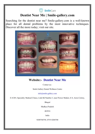 Dentist Near Me Smile-gallery.com