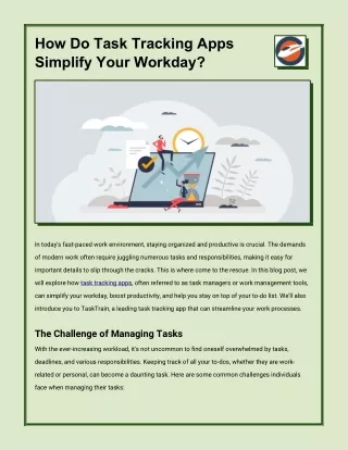 how do task tracking apps simplify your workday