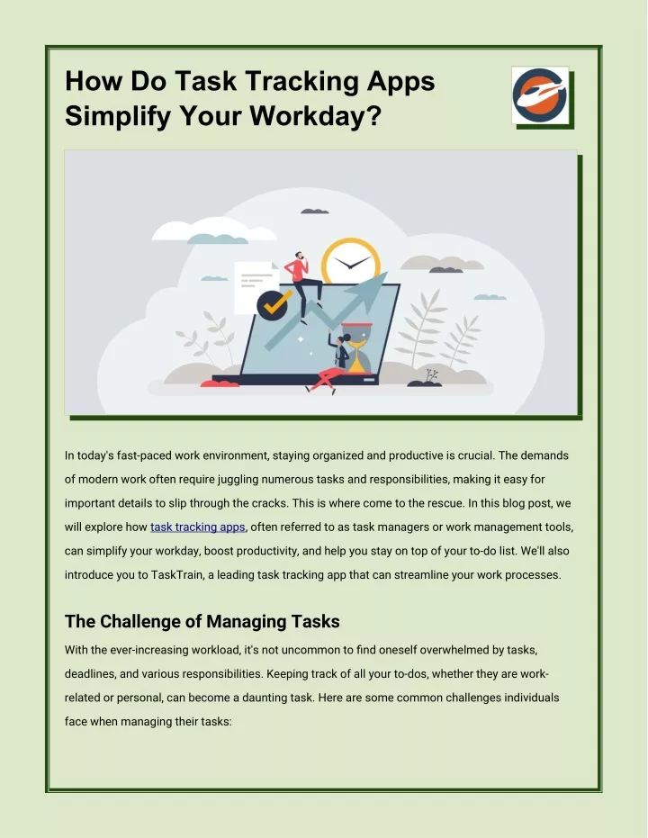 PPT How Do Task Tracking Apps Simplify Your Workday PowerPoint 