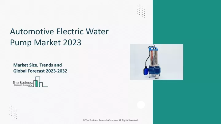 automotive electric water pump market 2023