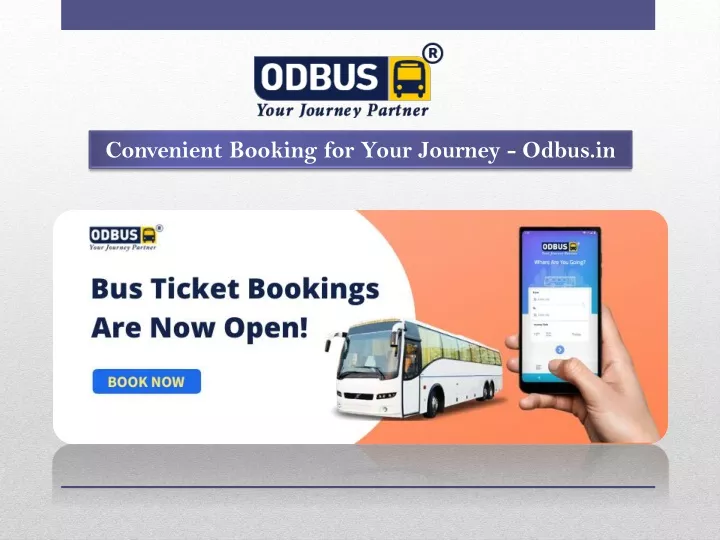convenient booking for your journey odbus in