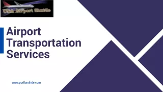 Get Timely and Professional Airport transportation Services