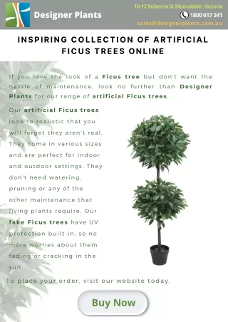 Inspiring Collection of Artificial Ficus Trees Online