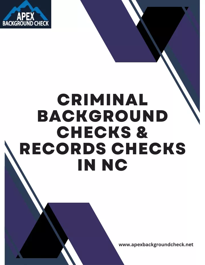 criminal background checks records checks in nc