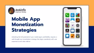 Mobile App Monetization Strategies
