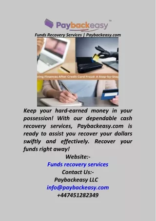 funds recovery services paybackeasy com