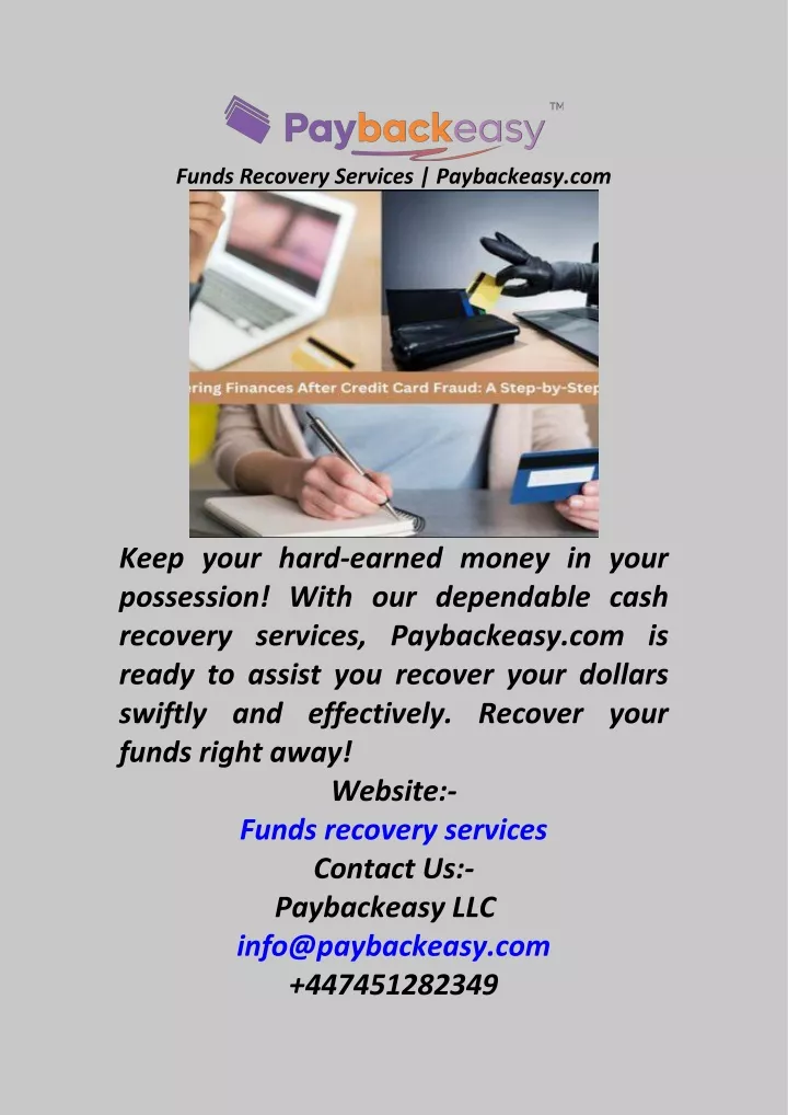 funds recovery services paybackeasy com